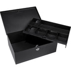 Barska Cash Box with Six Compartment Tray with Key Lock | CB11792