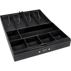 Barska Fold Out Cash Box with Six Compartment Tray and Bill Holder with Combination Lock | CB11794