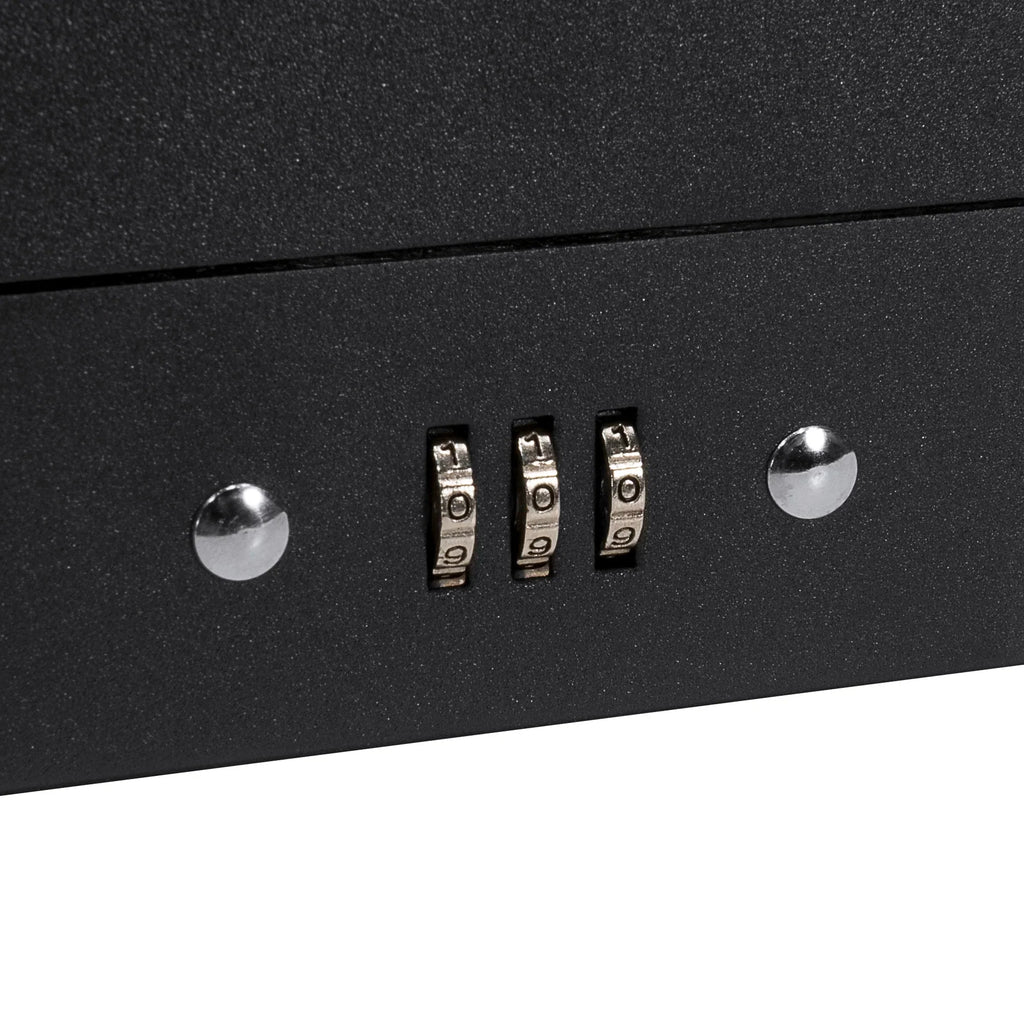 Barska Fold Out Cash Box with Six Compartment Tray and Bill Holder with Combination Lock | CB11794