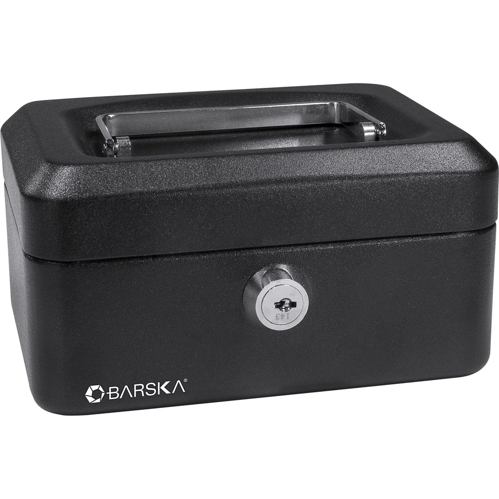 Barska Extra Small 6" Cash Box with Key Lock | CB11828