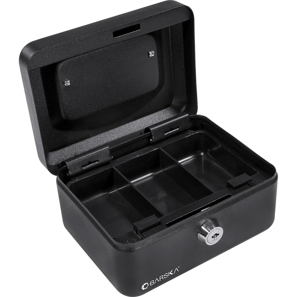 Barska Extra Small 6" Cash Box with Key Lock | CB11828