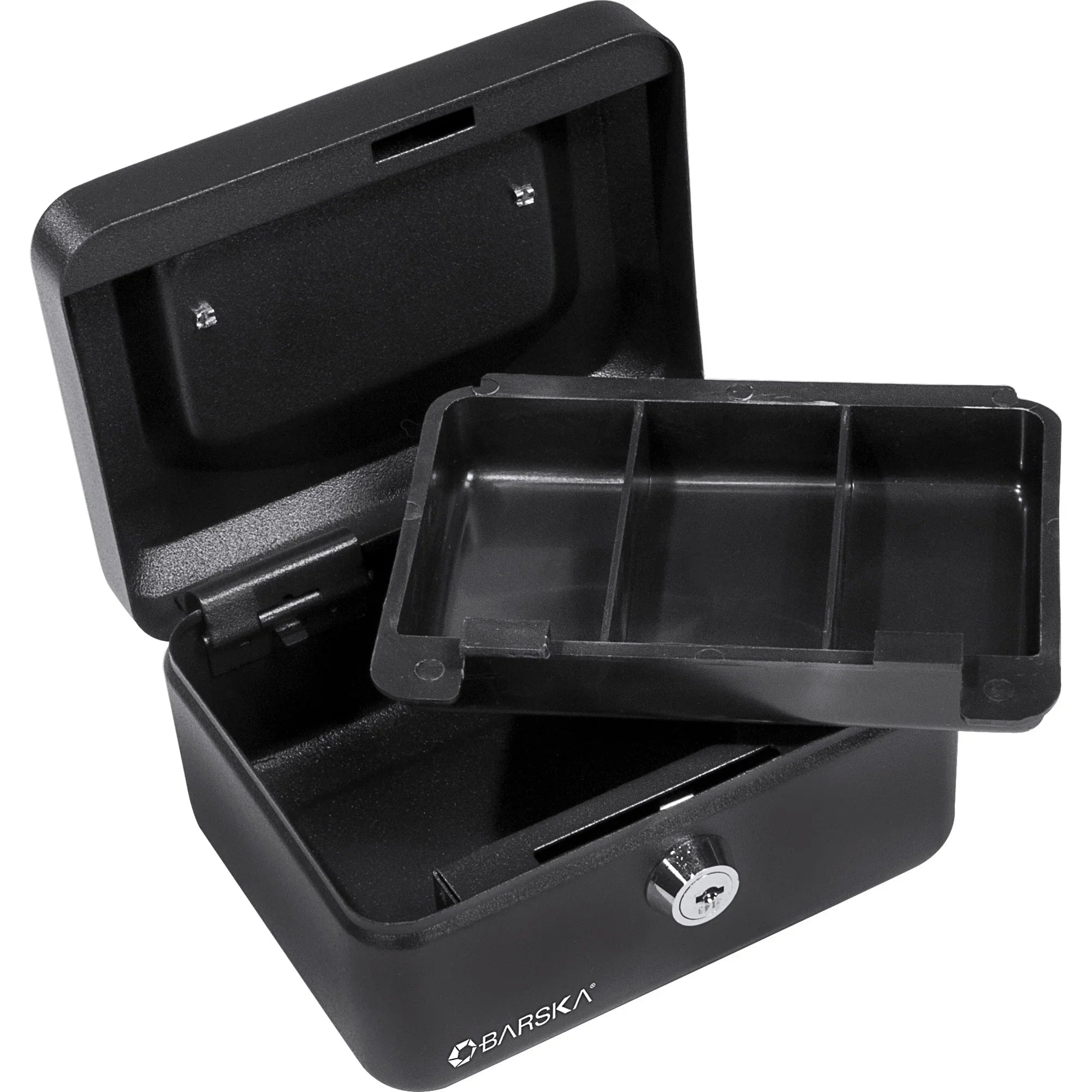 Barska Extra Small 6" Cash Box with Key Lock | CB11828