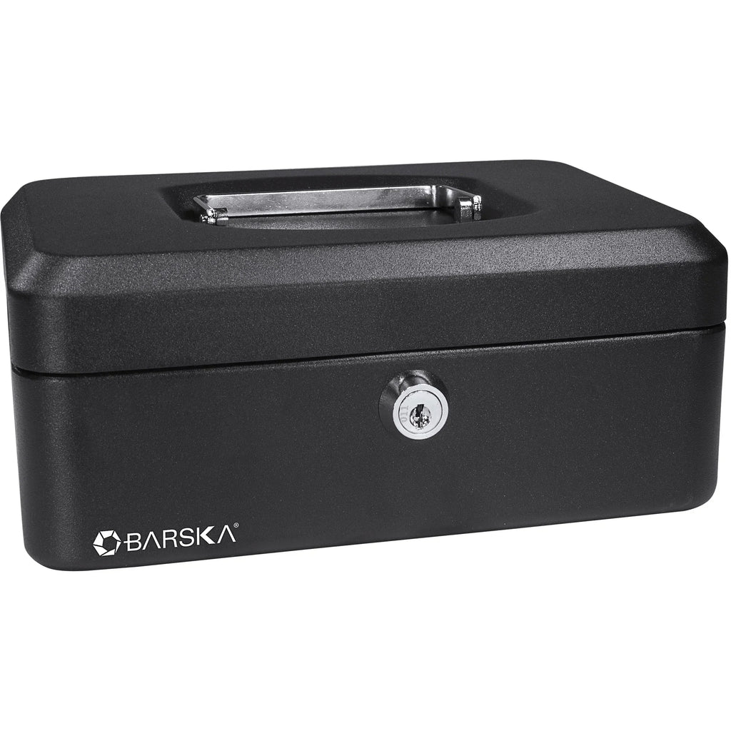 Barska Small 8" Cash Box with Key Lock | CB11830