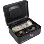Barska Small 8" Cash Box with Key Lock | CB11830
