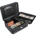 Barska Small 8" Cash Box with Key Lock | CB11830