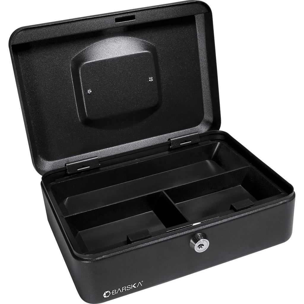 Barska Small 8" Cash Box with Key Lock | CB11830