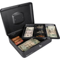 Barska Large 12" Cash Box with Key Lock | CB11834