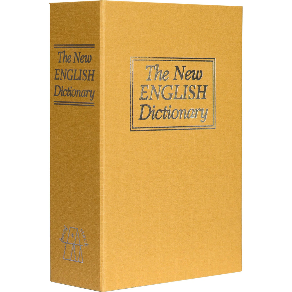 Barska Dictionary Book Lock Box with Combination Lock, Brown | CB11990
