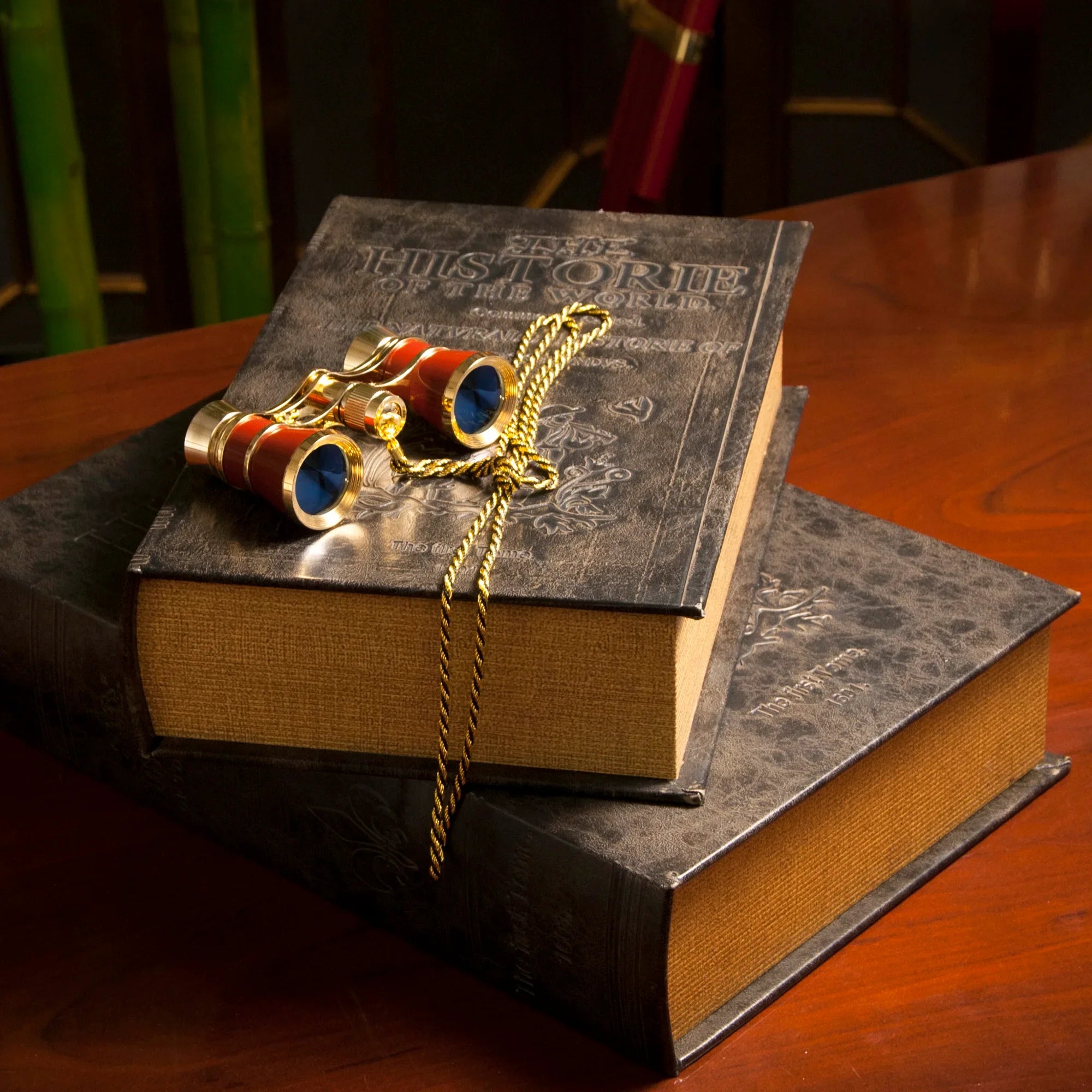 Barska Large Antique Book Lock Box with Key Lock | CB11992