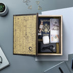 Barska Standard Antique Book Lock Box with Key Lock | CB11994