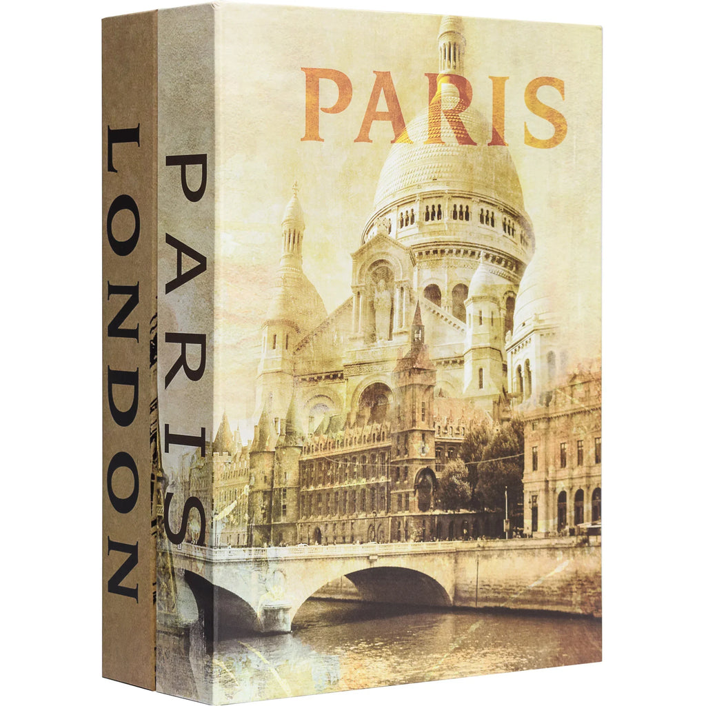 Barska Paris & London Series Dual Book Lock Boxes with Key Lock | CB12470, CB13056, CB13058