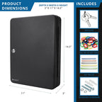 Barska 48 Capacity Adjustable Key Cabinet with Key Lock | CB12484