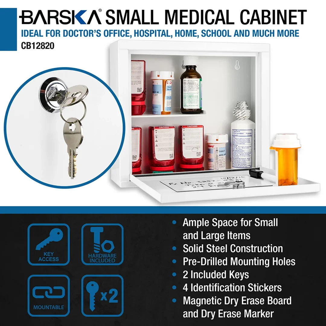 Barska Small Medical Cabinet | CB12820