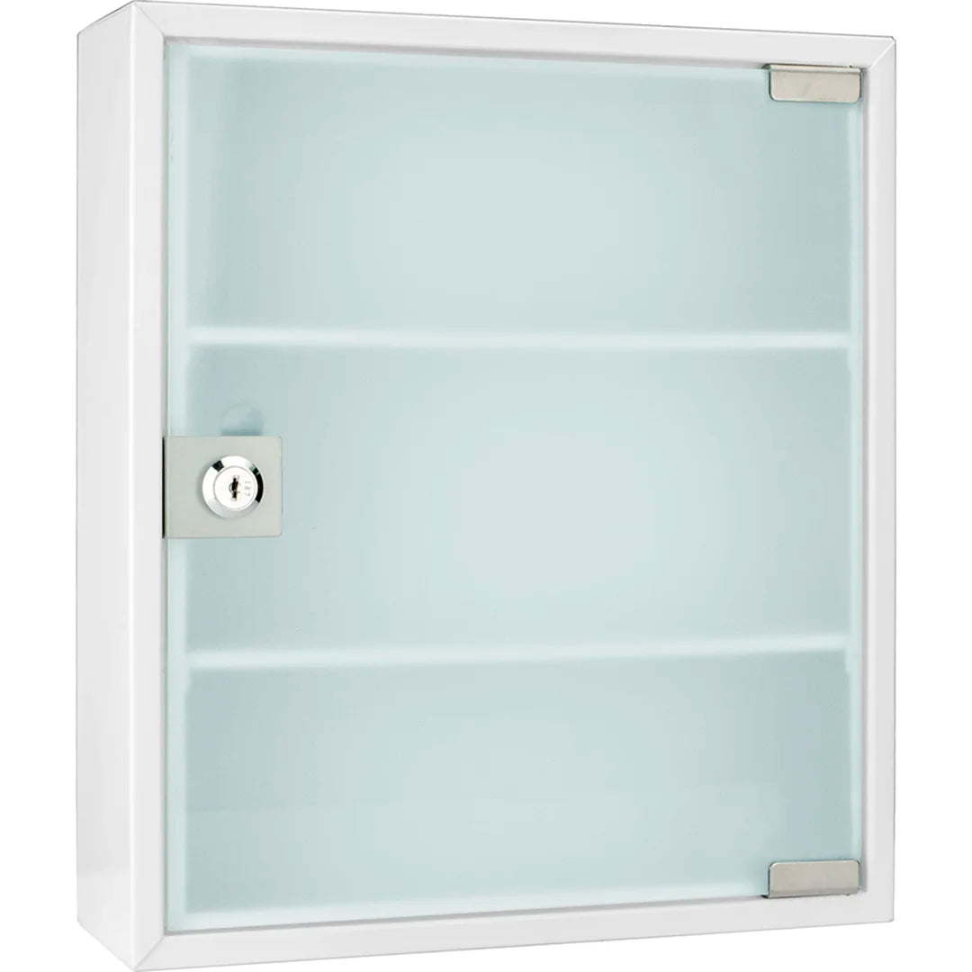 Barska Standard Medical Cabinet with Frosted Glass Door | CB12822