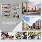 Barska 50 Capacity Portable Key Cabinet with Key Lock | CB12948