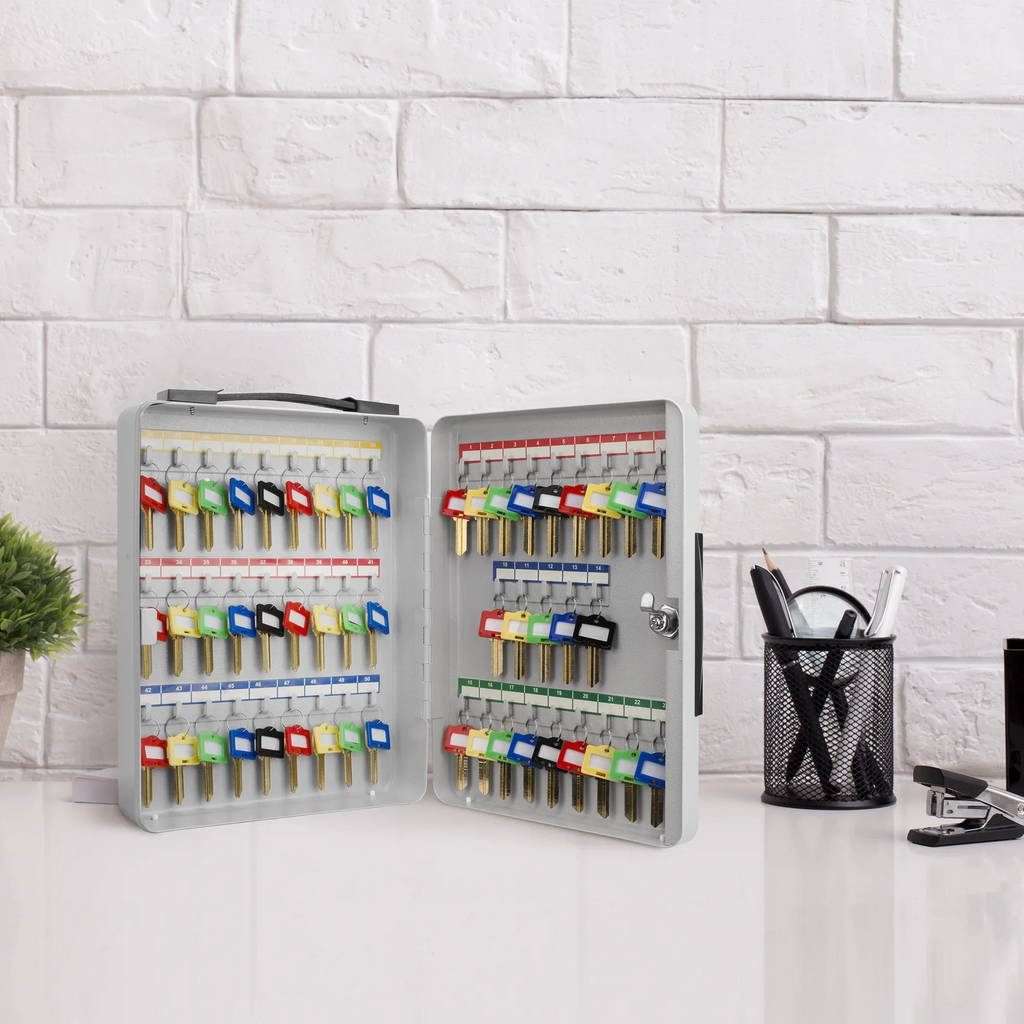 Barska 50 Capacity Portable Key Cabinet with Key Lock | CB12948