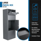 Barska Large Single Compartment Locking Parcel Drop Box | CB13256