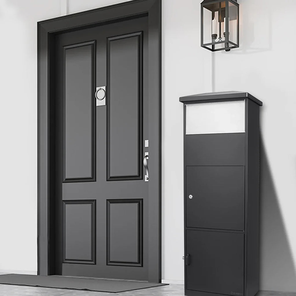 Barska MPB-600 Dual Compartment Locking Parcel Box with Package Compartment | CB13332