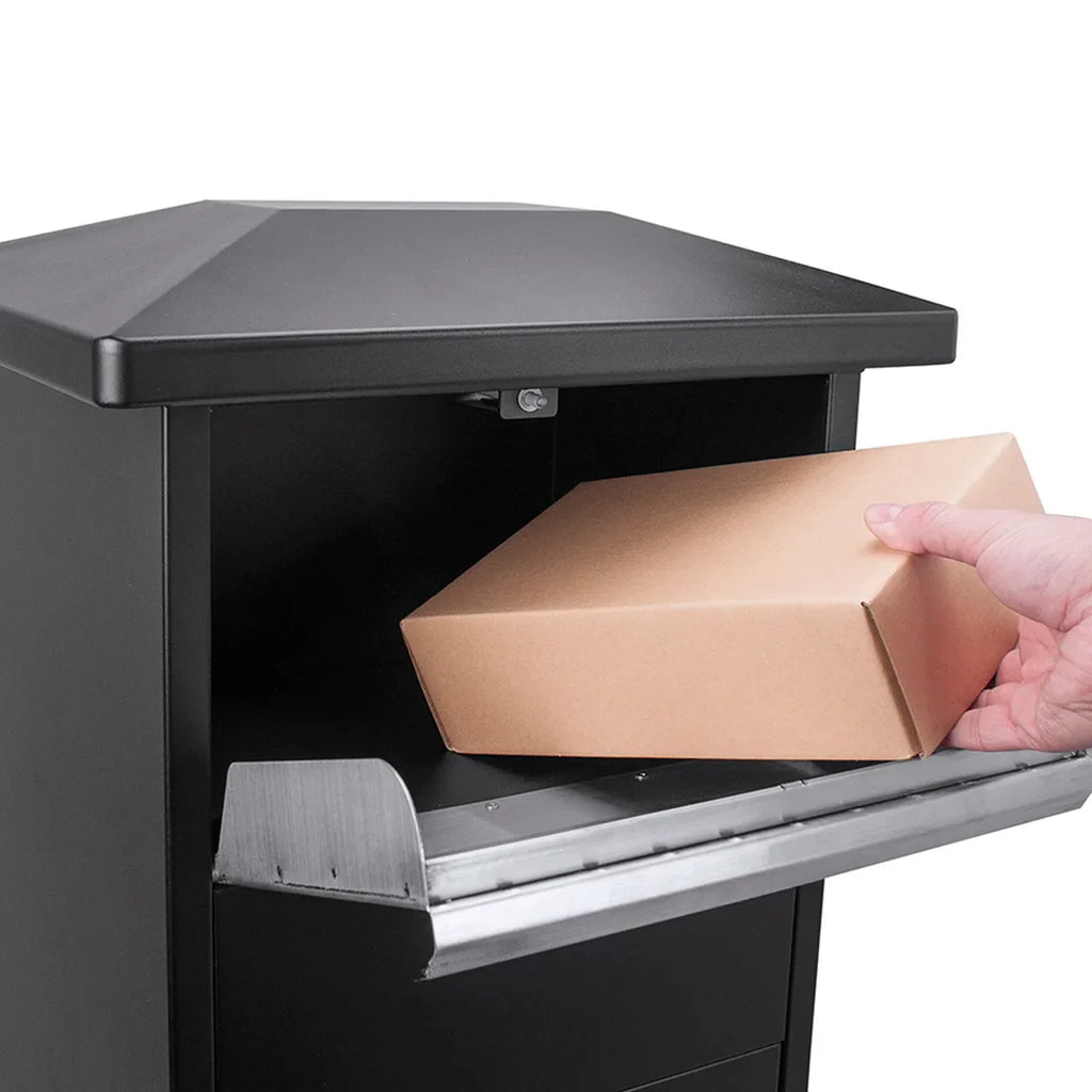 Barska MPB-600 Dual Compartment Locking Parcel Box with Package Compartment | CB13332