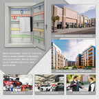 Barska 100 Capacity Adjustable In-Wall Key Cabinet, Grey | CB13534