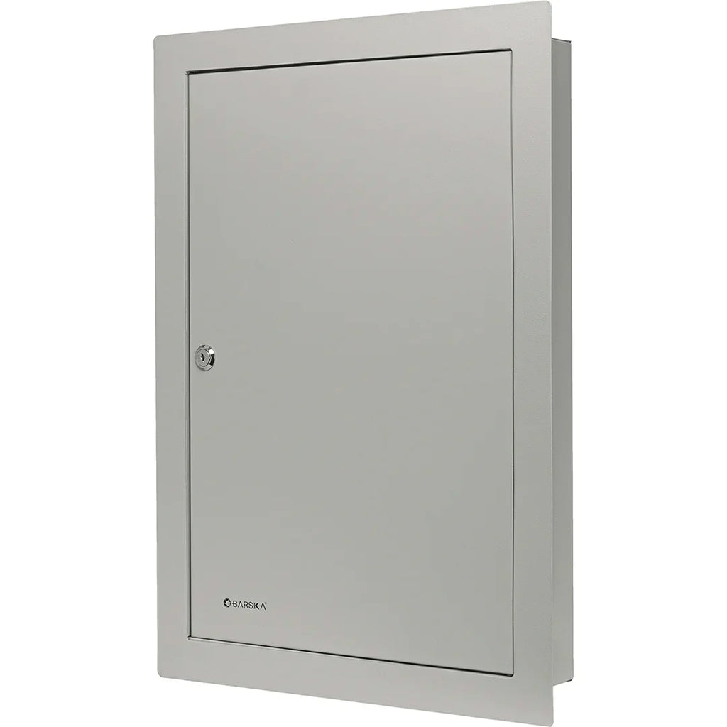 Barska 100 Capacity Adjustable In-Wall Key Cabinet, Grey | CB13534