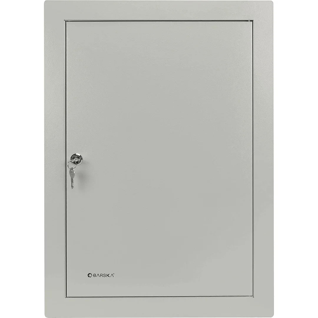 Barska 100 Capacity Adjustable In-Wall Key Cabinet, Grey | CB13534
