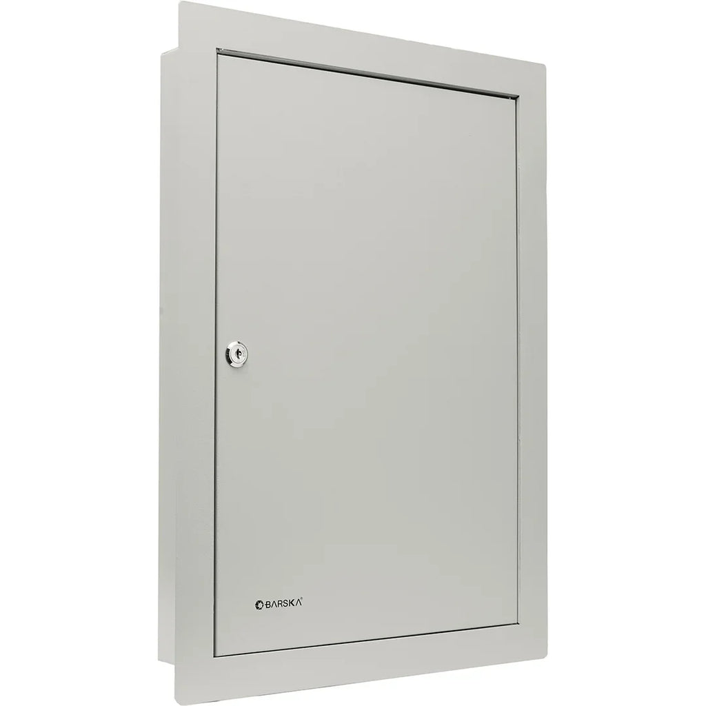 Barska 100 Capacity Adjustable In-Wall Key Cabinet, Grey | CB13534
