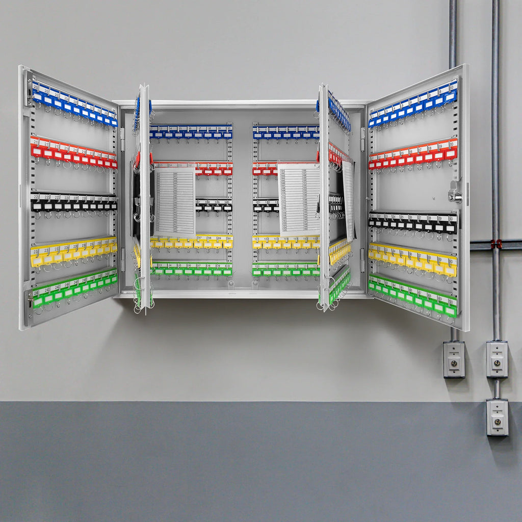 Barska 400 Capacity Adjustable Key Cabinet Digital Keypad Wall Safe | CB13604