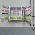 Barska 400 Capacity Adjustable Key Cabinet Digital Keypad Wall Safe | CB13604