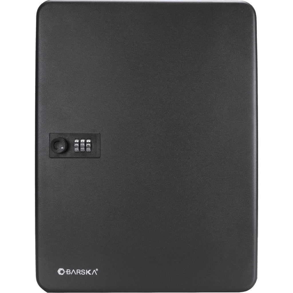 Barska 48 Capacity Adjustable Key Cabinet with Combination Lock, Black | CB13606