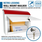 Barska Retro Locking Wall Mount Mailbox | CB13700