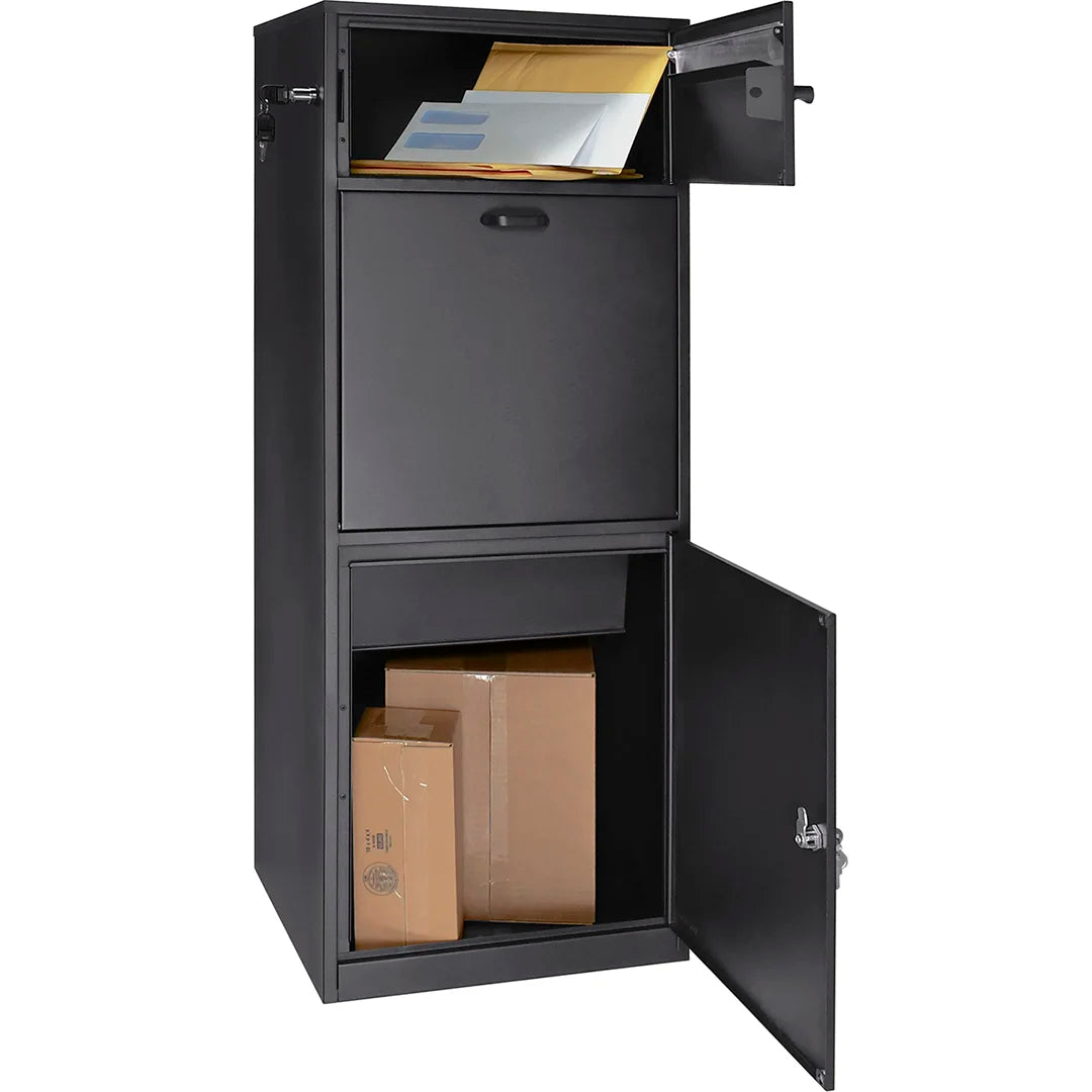 Barska MPB-700 Dual Compartment Locking Mail and Parcel Box | CB13704