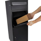 Barska MPB-700 Dual Compartment Locking Mail and Parcel Box | CB13704