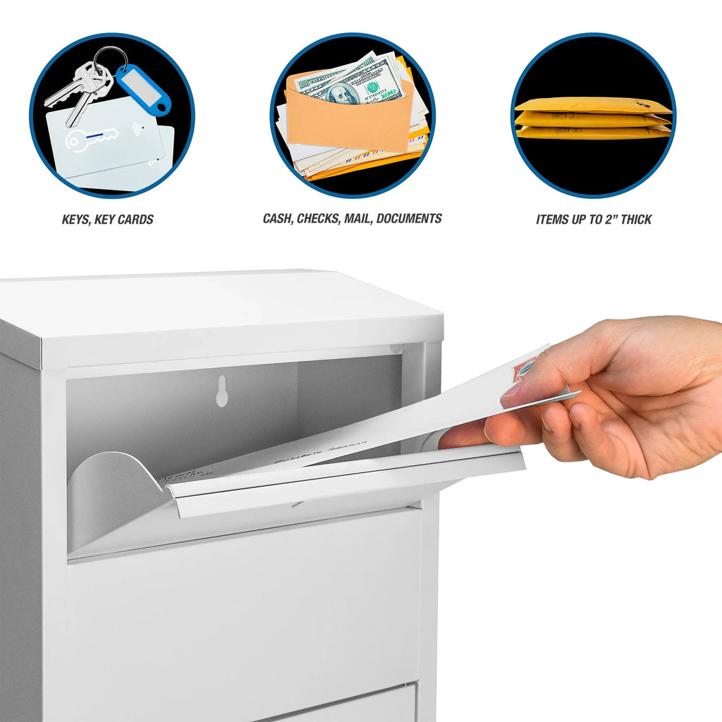 Barska Large Locking Wall Mount Drop Box | CB13956