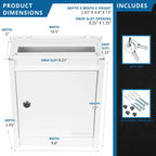 Barska Small Locking Wall Mount Drop Box | CB14076