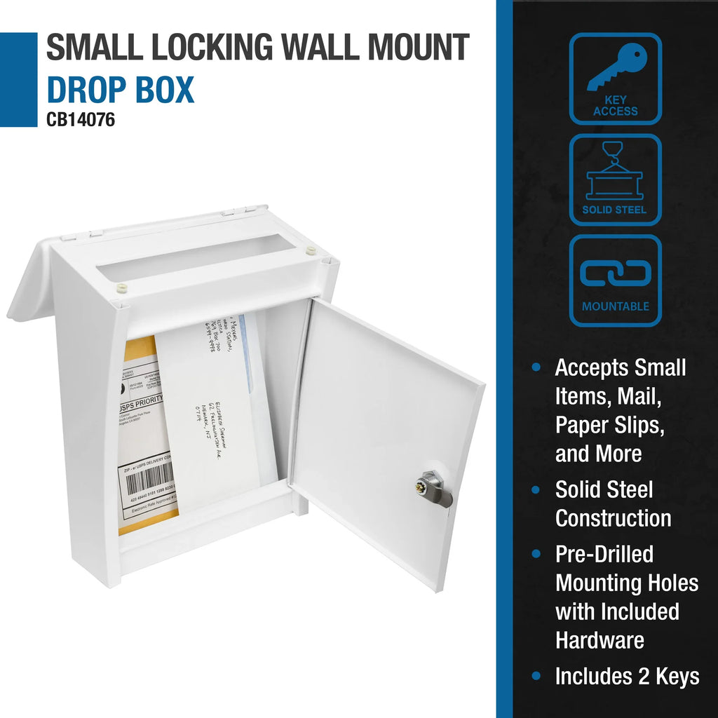 Barska Small Locking Wall Mount Drop Box | CB14076