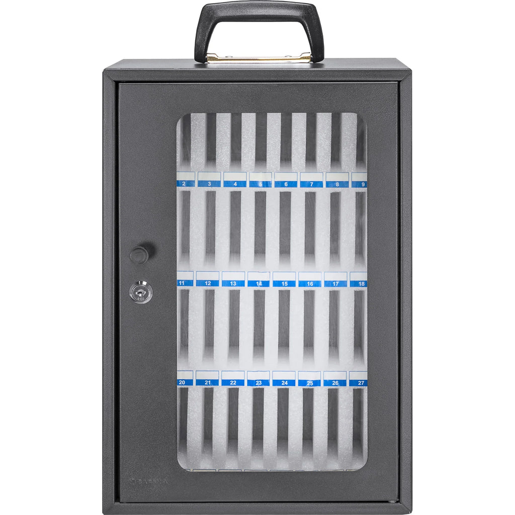 Barska 36 Capacity Smartphone Lock Box with Key Lock & Carry Handle | CB14104
