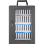 Barska 36 Capacity Smartphone Lock Box with Key Lock & Carry Handle | CB14104