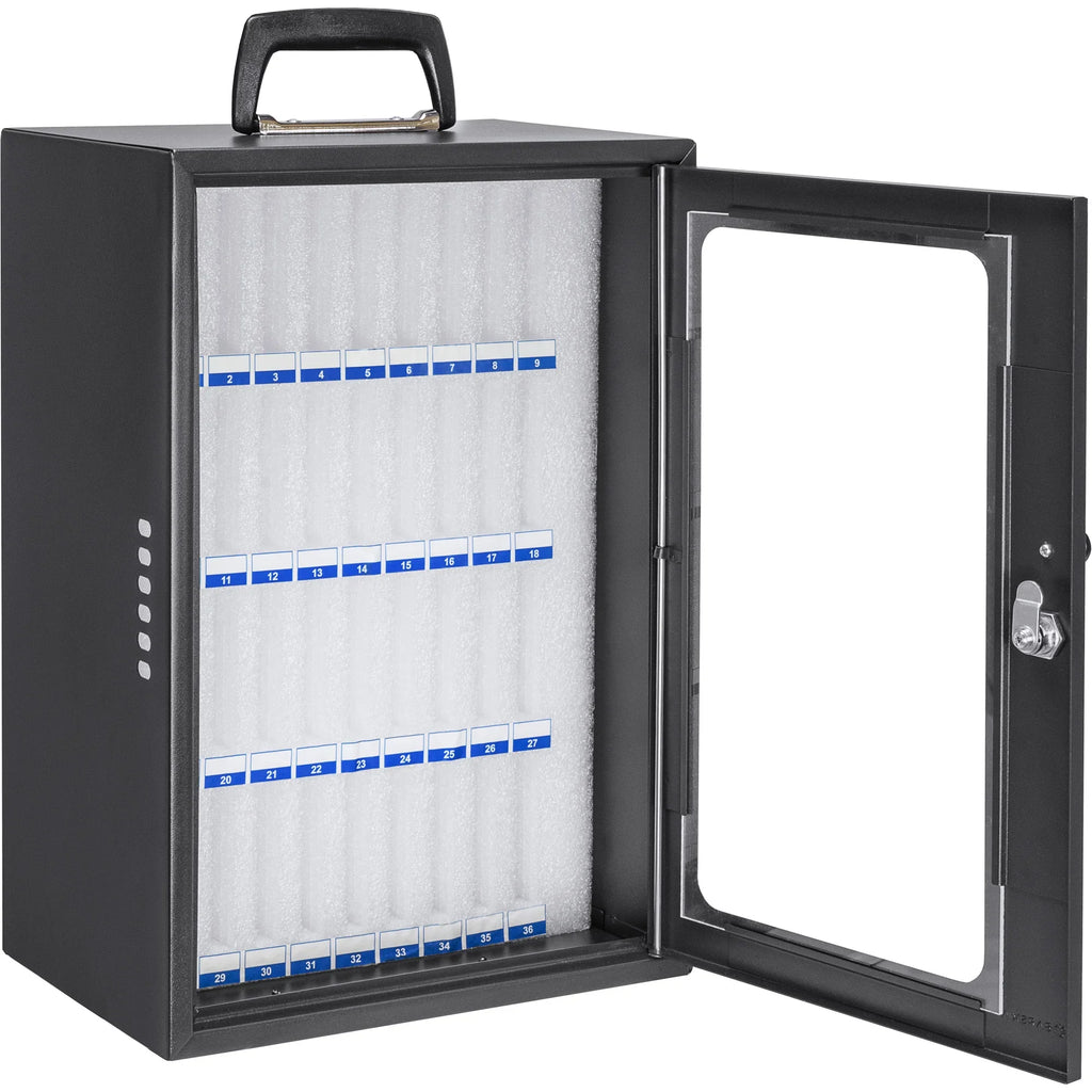 Barska 36 Capacity Smartphone Lock Box with Key Lock & Carry Handle | CB14104