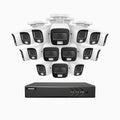 Annke ADLK500 - 3K 16 Channel 16 Dual Light Cameras Wired Security System, Color & IR Night Vision, 3072*1728 Resolution, f/1.2 Super Aperture, 4-in-1 Output Signal, Built-in Microphone, IP67