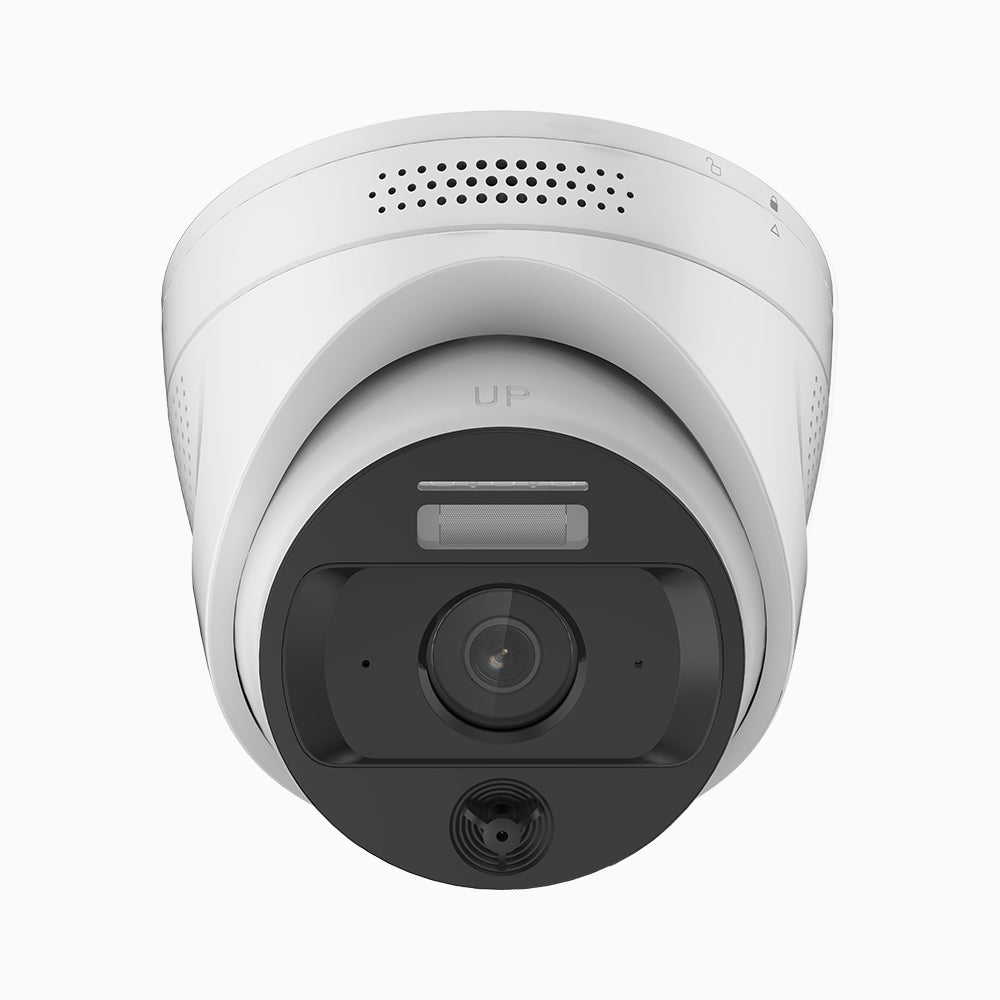 Annke Smart Heat Detection Security Camera, AI Fire Detection, Temperature Alarm, 4-Color Indicator, 4MP Resolution, Two-Way Audio, IP67