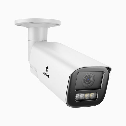 Annke CZ804 - 4K 4X Optical Zoom PoE Outdoor Security Camera, 2.8 - 12 MM Motorized Varifocal Lens, Smart Dual Light Night Vision, Motion Detection 2.0, Built-in Microphone, Upgraded Version