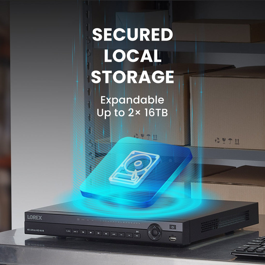 Lorex Elite Series 32-Channel (8TB) 4K IP System with Nocturnal N4 Lite Bullet Cameras and PoE Switch