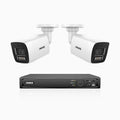 Annke H800 - 4K 8 Channel 2 Cameras PoE Security System, Human & Vehicle Detection, Color & IR Night Vision, Built-in Mic, RTSP Supported