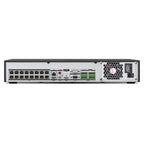 Annke 4K 32 Channel PoE NVR Recorder with 16 PoE Ports, 12MP Video Resolution, 4 Hard Drive Bays, H.265+, Motion Detection, Remote Access