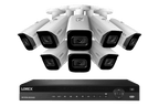 SET OF 8 - Lorex Elite Series NVR with N3 (Nocturnal Series) IP BULLET Cameras - 4K 16-Channel 4TB Wired System