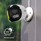 Lorex Halo Series H20 4K IP Wired Dual Lens Security Camera with Smart Security Lighting and Smart Motion Detection