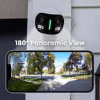 Lorex Halo Series H20 4K IP Wired Dual Lens Security Camera with Smart Security Lighting and Smart Motion Detection