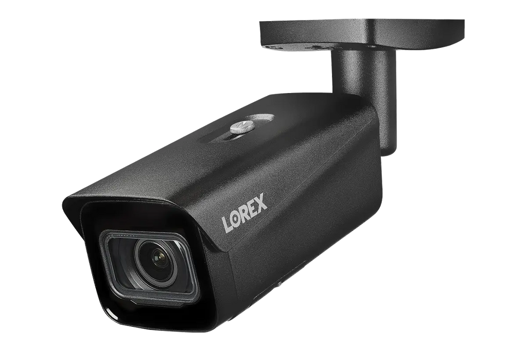 Lorex Nocturnal Series N4 4K IP Wired Bullet Security Camera with Motorized Varifocal Lens, Real-Time 30FPS Recording and IK10 Vandal Proof