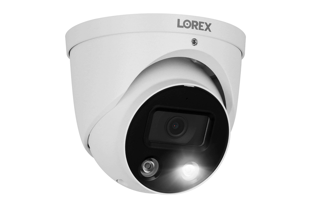 Lorex Halo Series H13 4K IP Wired Dome Security Camera with Smart Deterrence and Smart Motion Detection